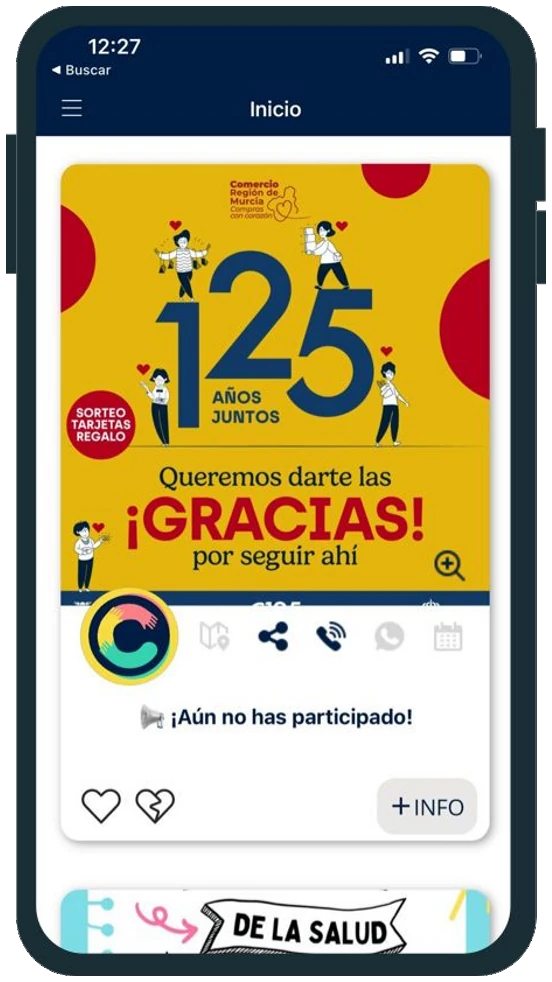 Captura real de una actividad de Cehegín Se Lleva.
